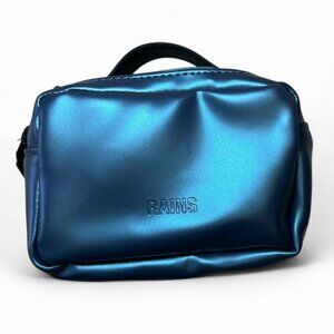 RAINS Box Bag Micro W3 Crossbody - Laser Blue NWT, Unisex